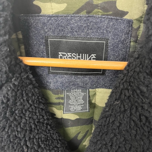 Freshjive wool winter shawl coat - Picture 2 of 8